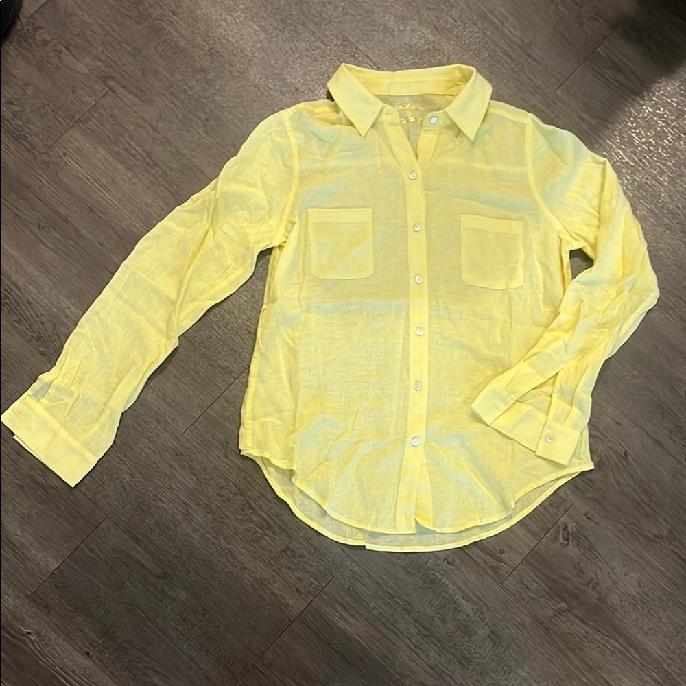 Lilly Pulitzer Light Yellow Shirt